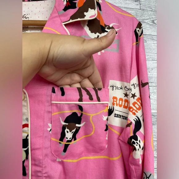 Nick & Nora Rodeo Night Show Night Shirt Small - Picture 3 of 8